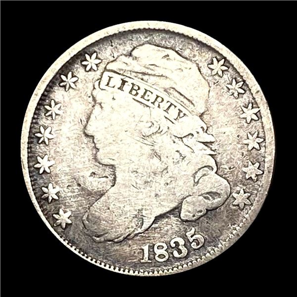 NICELY CIRCULATED 1835 Capped Bust Dime
