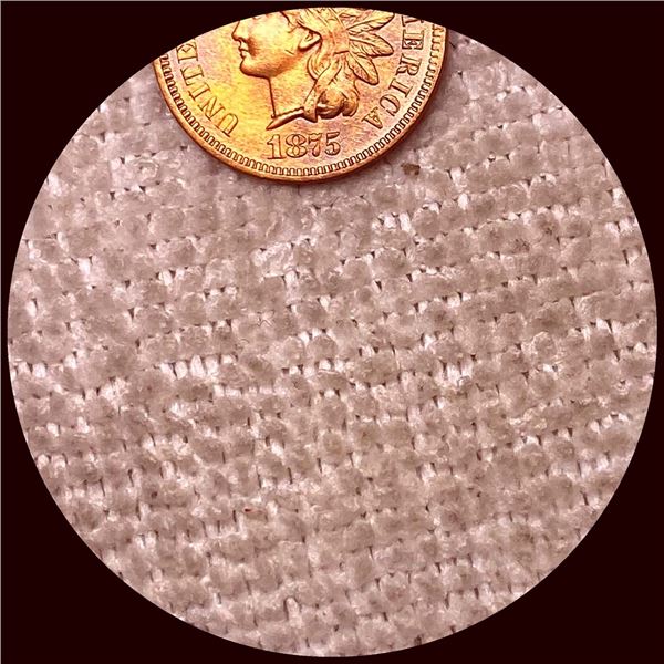 CHOICE AU 1875 Indian Head Cent