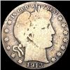 Image 1 : NICELY CIRCULATED 1913 Barber Half Dollar