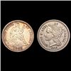 Image 1 : 1865-1882 US Type Coin Lot [2 Coins] CLOSELY UNCIR