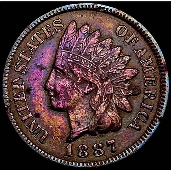 1887 Indian Head Cent CLOSELY UNCIRCULATED