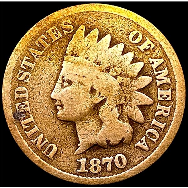 1870 Indian Head Cent NICELY CIRCULATED