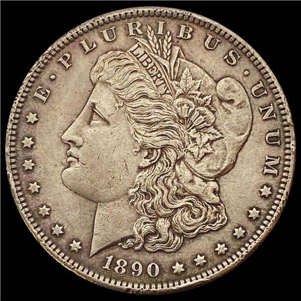 1890-S Morgan Silver Dollar CHOICE AU