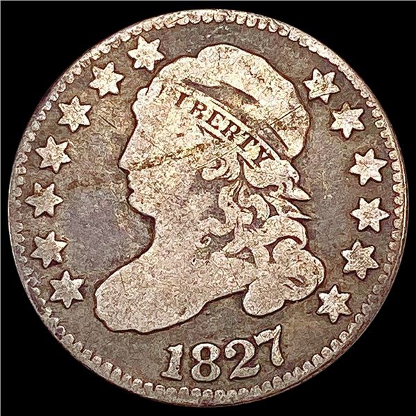 1827 Capped Bust Dime NICELY CIRCULATED