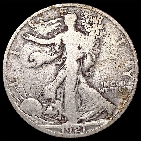 1921-S Walking Liberty Half Dollar LIGHTLY CIRCULA