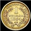 Image 2 : 1854 Rare Gold Dollar UNCIRCULATED
