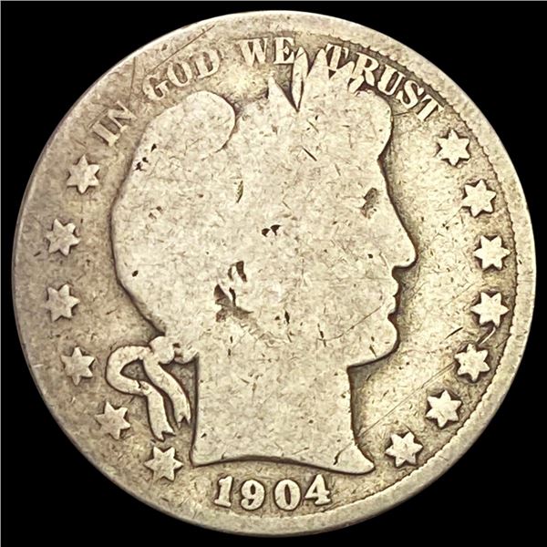1904-S Barber Half Dollar NICELY CIRCULATED
