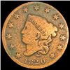 Image 1 : 1820 Coronet Head Large Cent NICELY CIRCULATED