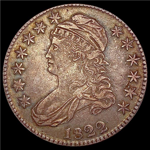 1822 Capped Bust Half Dollar CLOSELY UNCIRCULATED