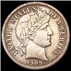 Image 1 : 1909 Barber Dime CLOSELY UNCIRCULATED