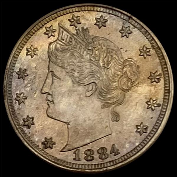 1884 Liberty Head Nickel GEM PROOF GEM PROOF