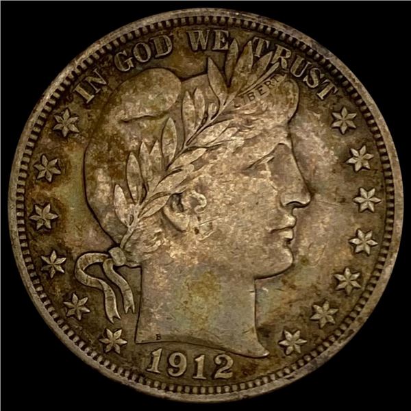 1912 Barber Half Dollar NEARLY UNCIRCULATED NEARL
