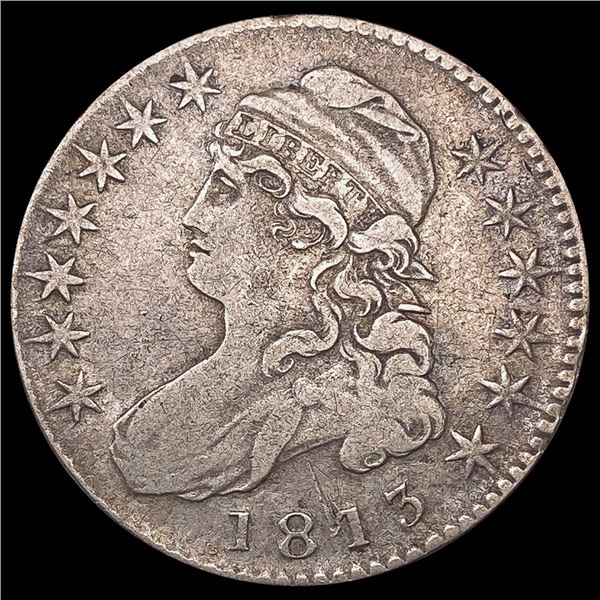 1813 Capped Bust Half Dollar LIGHTLY CIRCULATED L