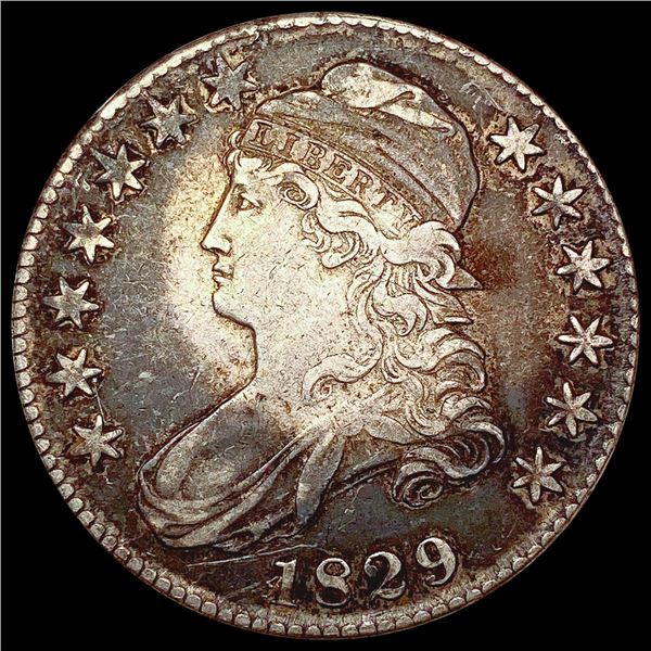 1829 Capped Bust Half Dollar CLOSELY UNCIRCULATED