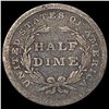 Image 2 : 1838 Seated Liberty Half Dime NICELY CIRCULATED N