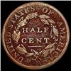 Image 2 : 1809 Classic Head Half Cent NICELY CIRCULATED