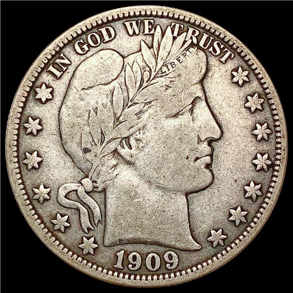 1909 Barber Half Dollar NICELY CIRCULATED