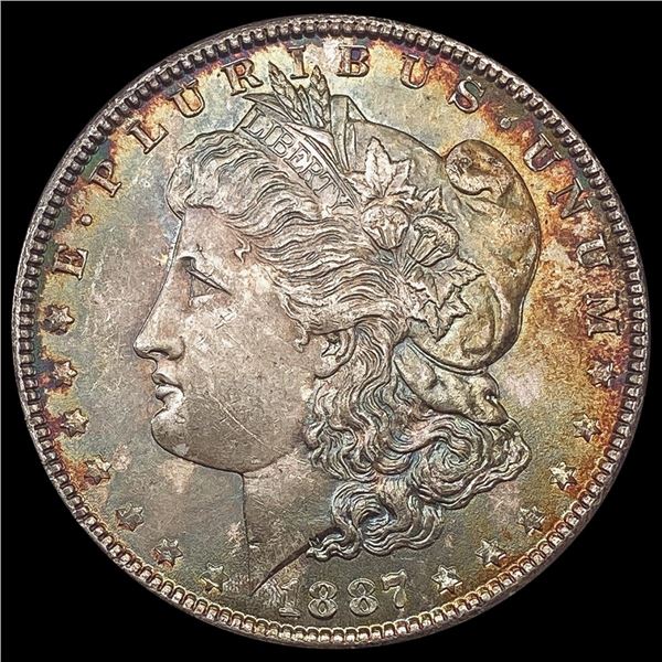 1887 Morgan Silver Dollar CHOICE BU CHOICE BU