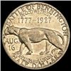 Image 2 : 1927 Battle of Bennington Half Dollar GEM BU GEM
