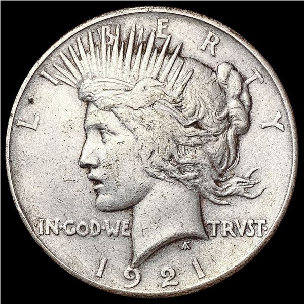 1921 Silver Peace Dollar LIGHTLY CIRCULATED