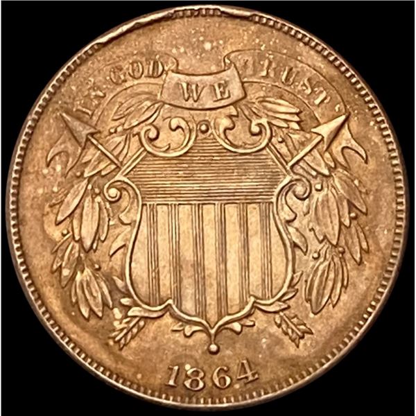 1864 Two-Cent Piece UNCIRCULATED UNCIRCULATED