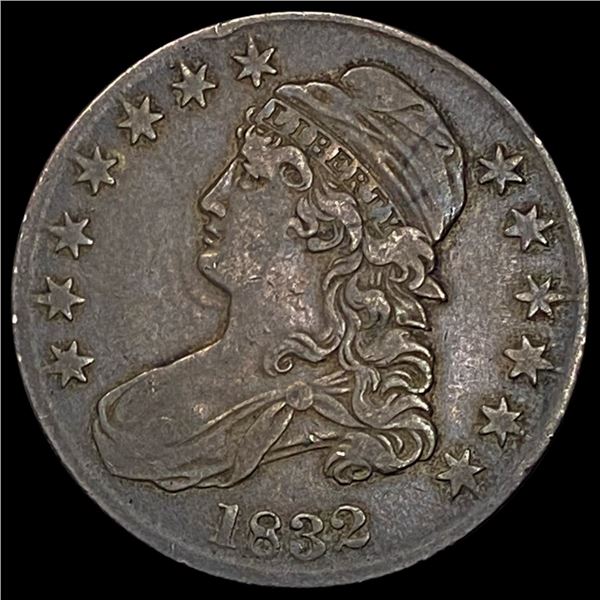 1832 Capped Bust Half Dollar NEARLY UNCIRCULATED