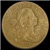 Image 1 : 1801 Draped Bust Large Cent NICELY CIRCULATED