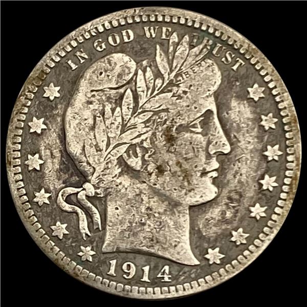 1914 Barber Quarter CHOICE AU CHOICE AU