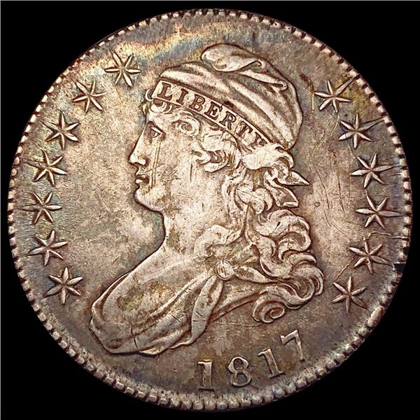 1817 Capped Bust Half Dollar NEARLY UNCIRCULATED