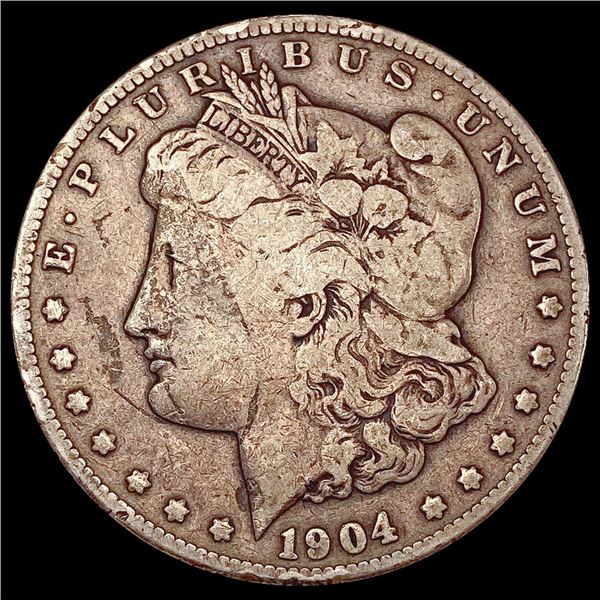 1904-S Morgan Silver Dollar LIGHTLY CIRCULATED