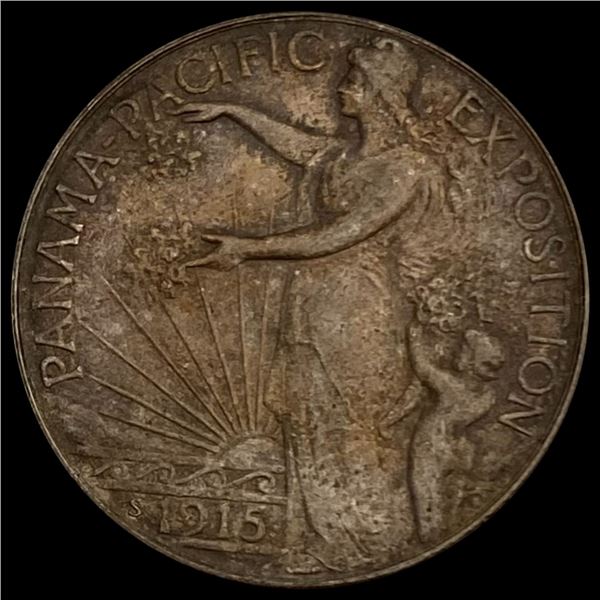 1915-S Panama-Pacific Half Dollar CLOSELY UNCIRCU