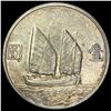 Image 2 : 1933 China Junk Dollar Silver Coin CLOSELY UNCIRC