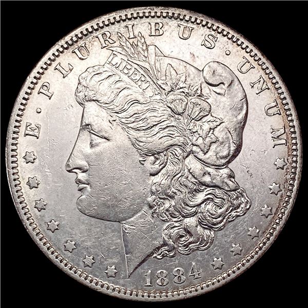 1884-S Morgan Silver Dollar CHOICE AU