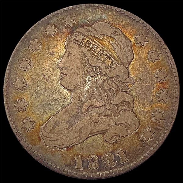 1821 Capped Bust Quarter LIGHTLY CIRCULATED