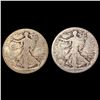 Image 1 : [2] 1917-D Walking Liberty Half Dollar Lot [2 Coin