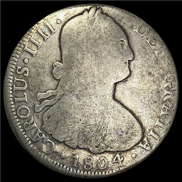 1804 Spanish 8 Reales Mexico Mint NICELY CIRCULAT