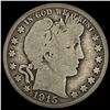 Image 1 : 1915 Barber Half Dollar NICELY CIRCULATED NICELY