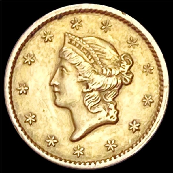 1849 Rare Gold Dollar CLOSELY UNCIRCULATED