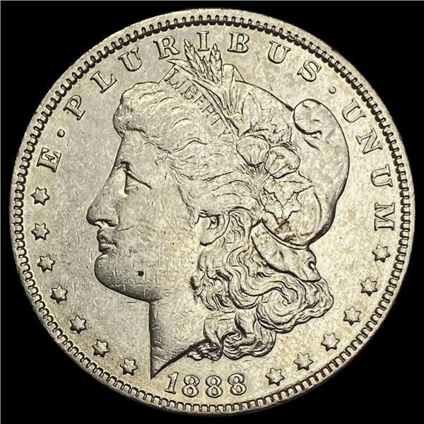 1888-S Morgan Silver Dollar NEARLY UNCIRCULATED N