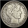 Image 1 : 1898 Barber Half Dollar NICELY CIRCULATED NICELY