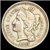 Image 1 : 1875 Nickel Three Cent NEARLY UNCIRCULATED