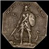 1925 Norse American Centennial Medal NEARLY UNCIR