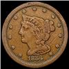 1854 Braided Hair Half Cent LIGHTLY CIRCULATED