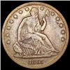 1865-S Seated Liberty Half Dollar LIGHTLY CIRCULAT