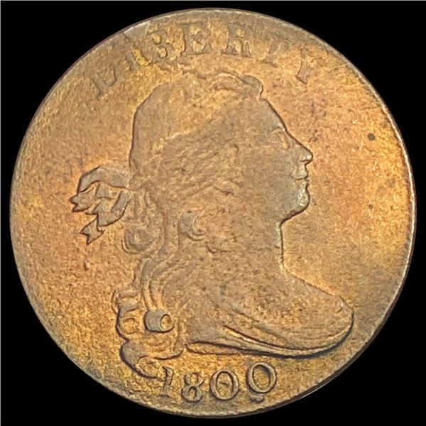 1800 Draped Bust Large Cent NEARLY UNCIRCULATED