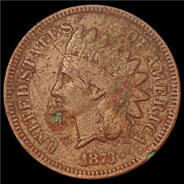1873 Indian Head Cent NICELY CIRCULATED