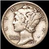 Image 1 : 1921 Mercury Dime LIGHTLY CIRCULATED