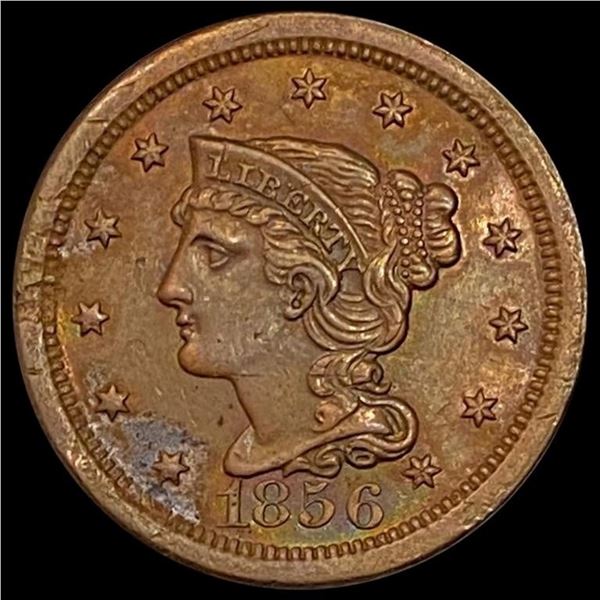 1856 Braided Hair Large Cent CLOSELY UNCIRCULATED