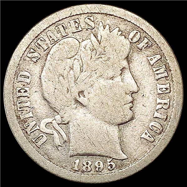 1895-O Barber Dime NICELY CIRCULATED