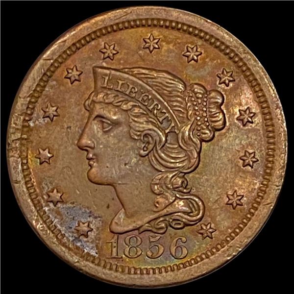 1856 Braided Hair Large Cent CLOSELY UNCIRCULATED